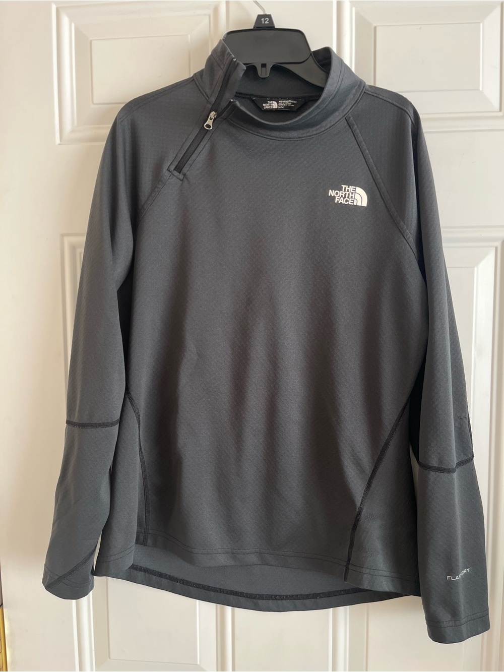 The North Face Sweatshirt Women’s M Gray Lined Cozy Warm Canyonlands Quarter Zip